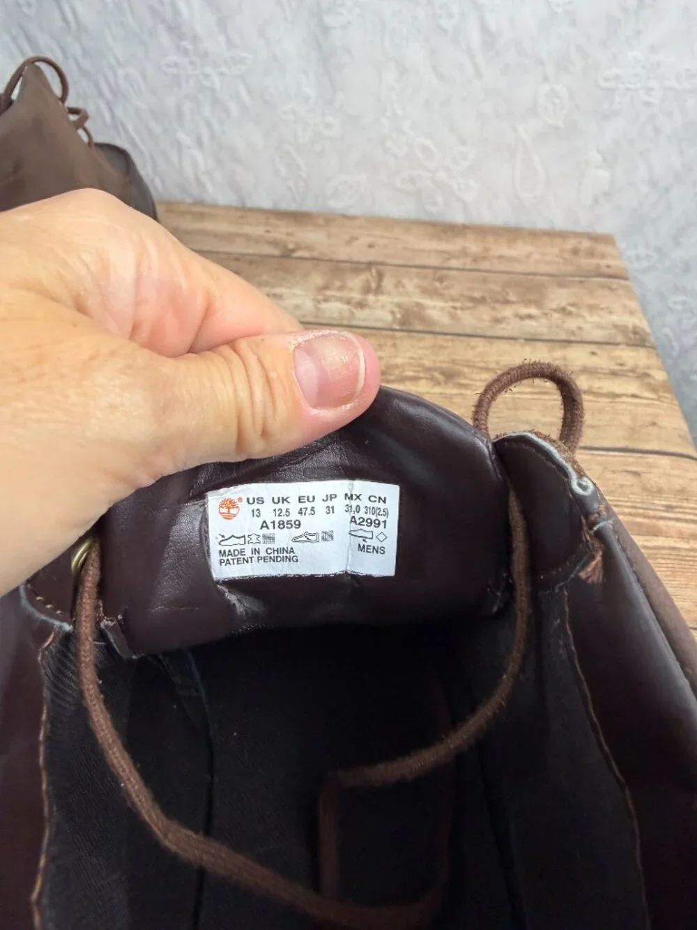 Timberland Men's Size 13 Brown Leather Moc Toe Chukka Boots OrthoLite Rugged